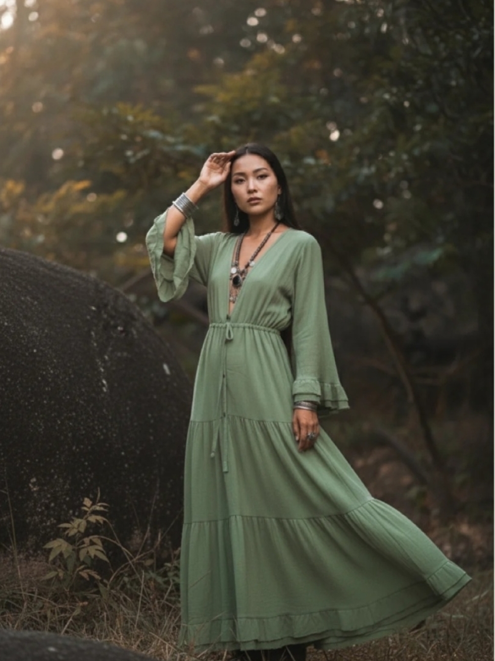 ✨️Thaluta Fern Maxi Dress, NWT